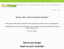 Tablet Screenshot of kiwifroggy.com